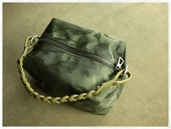 Cute Womens Black Camouflage NYLON Handbag Purse Cube NYLON Shoulder Bag Crossbody Purse for Ladies