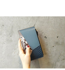 Cute Womens Patchwork Black Leather Card Wallet Card Clutch Wallet Zip Card Holder Wallet for Women