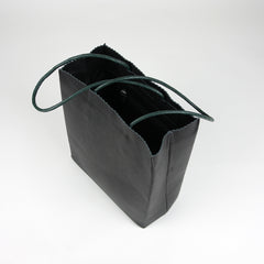 Cute Womens Small Green Leather Shoulder Tote Bag Small Best Tote Shopper Bag Purse for Ladies