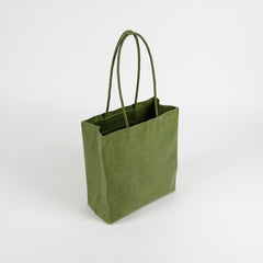 Cute Womens Small Green Leather Shoulder Tote Bag Small Best Tote Shopper Bag Purse for Ladies