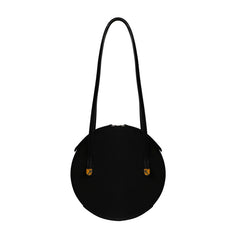 Cute Womens White Leather Round Side Purse Round White Shoulder Bag for Women