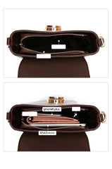 Cute Bucket Bag LEATHER WOMENs SHOULDER BAG Purse FOR WOMEN