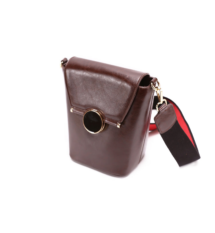 Cute Bucket Bag LEATHER WOMENs SHOULDER BAG Purse FOR WOMEN