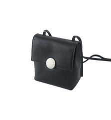 Cute LEATHER Black WOMENs SHOULDER BAG Purses FOR WOMEN