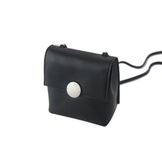 Cute LEATHER Black WOMENs SHOULDER BAG Purses FOR WOMEN