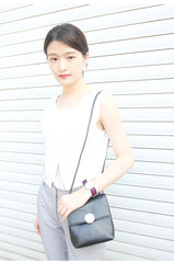 Cute LEATHER Black WOMENs SHOULDER BAG Purses FOR WOMEN