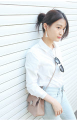 Cute LEATHER Black WOMENs SHOULDER BAG Purses FOR WOMEN