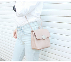 Cute LEATHER Black WOMENs SHOULDER BAG Purses FOR WOMEN