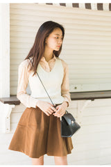Cute LEATHER Black WOMENs SHOULDER Bag Unique Crossbody BAG Purses FOR WOMEN