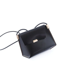 Cute LEATHER Black WOMENs SHOULDER Bag Unique Crossbody BAG Purses FOR WOMEN