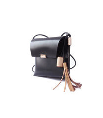 Cute LEATHER Black WOMENs SHOULDER Bag Unique Crossbody BAG Purses FOR WOMEN