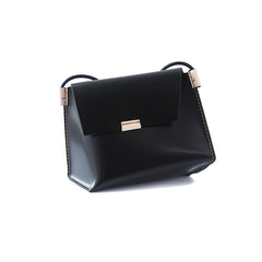 Cute LEATHER Black WOMENs SHOULDER Bag Unique Crossbody BAG Purses FOR WOMEN