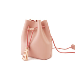Cute LEATHER Bucket Bag WOMENs SHOULDER BAG Purses FOR WOMEN
