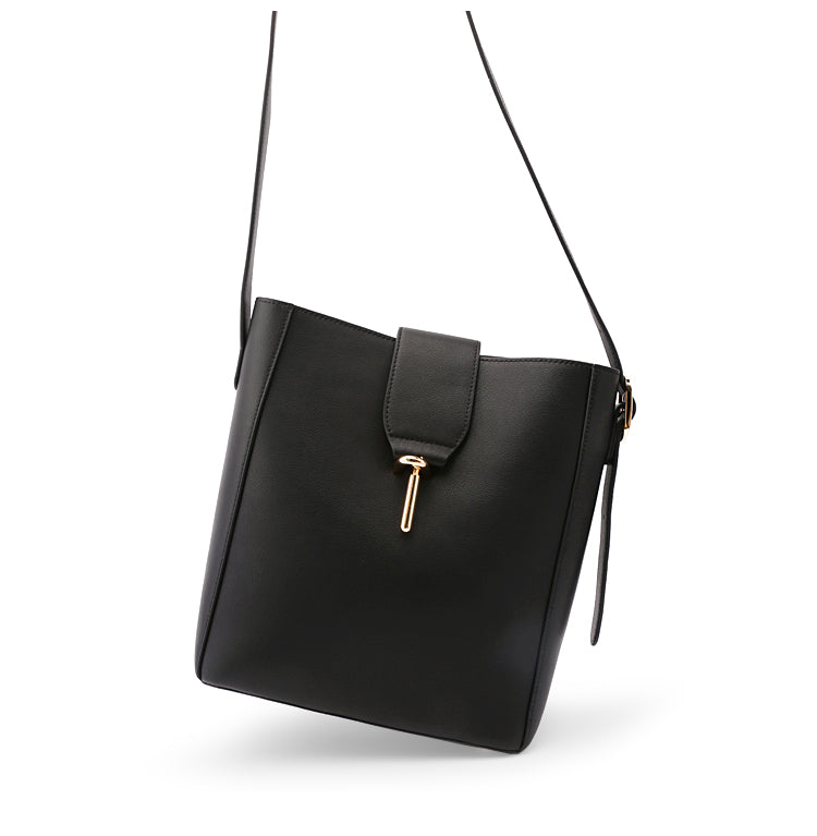 Cute LEATHER Fashion Bucket Bag WOMENs SHOULDER BAG Purses FOR WOMEN