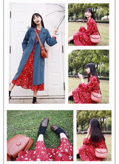 Cute LEATHER WOMEN SHOULDER BAG Crossbody Bag FOR WOMEN