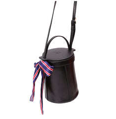 Cute LEATHER WOMENs Barrel Handbags SHOULDER Purse FOR WOMEN