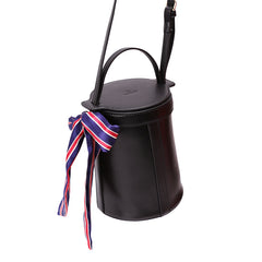 Cute LEATHER WOMENs Barrel Handbags SHOULDER Purse FOR WOMEN