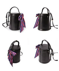 Cute LEATHER WOMENs Barrel Handbags SHOULDER Purse FOR WOMEN
