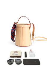 Cute LEATHER WOMENs Barrel Handbags SHOULDER Purse FOR WOMEN