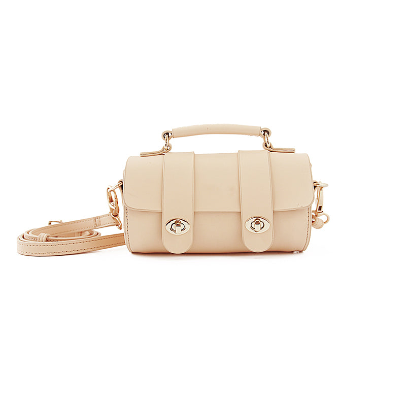 Cute LEATHER WOMENs Barrel SHOULDER Bag Crossbody BAG Purses FOR WOMEN