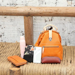 Cute Leather Backpacks Pocketbook Bag - Annie Jewel