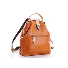 Women's Small Leather Backpack Bag - Annie Jewel
