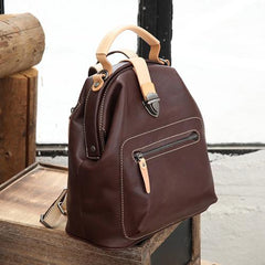 Women's Small Leather Backpack Bag - Annie Jewel