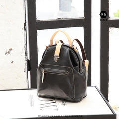 Women's Small Leather Backpack Bag - Annie Jewel