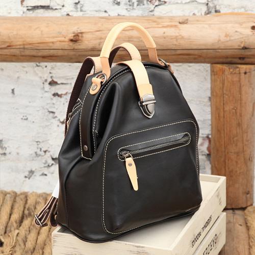 Cute leather backpacks online