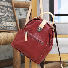 Cute Leather Backpacks Pocketbook Bag - Annie Jewel