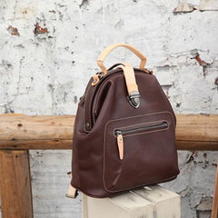Cute Leather Backpacks Pocketbook Bag - Annie Jewel