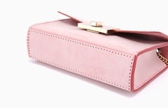 Cute Leather Womens Fashion Small Chain Shoulder Purse Chain Crossbody Bag for Women