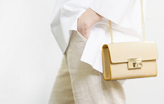 Cute Leather Womens Fashion Small Chain Shoulder Purse Chain Crossbody Bag for Women