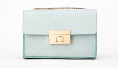 Cute Leather Womens Fashion Small Chain Shoulder Purse Chain Crossbody Bag for Women