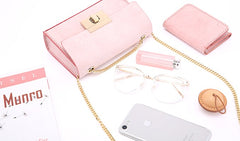 Cute Leather Womens Fashion Small Chain Shoulder Purse Chain Crossbody Bag for Women