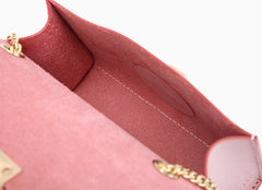 Cute Leather Womens Fashion Small Chain Shoulder Purse Chain Crossbody Bag for Women