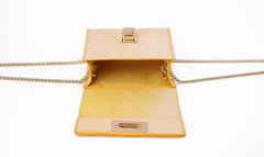Cute Leather Womens Mini Chain Crossbody Purse Makeup Tiny Chain Shoulder Bags for Women