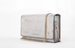 Cute Leather Womens Mini Chain Purse Makeup Fashion Handbags Chain Shoulder Bag for Women