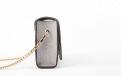 Cute Leather Womens Mini Chain Purse Makeup Fashion Handbags Chain Shoulder Bag for Women