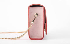 Cute Leather Womens Mini Chain Purse Makeup Fashion Handbags Chain Shoulder Bag for Women