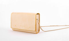 Cute Leather Womens Mini Chain Purse Makeup Fashion Handbags Chain Shoulder Bag for Women