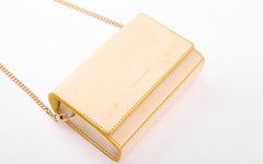 Cute Leather Womens Mini Chain Purse Makeup Fashion Handbags Chain Shoulder Bag for Women