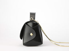 Cute Leather Womens Mini Chain Purse Makeup Handbags Chain Shoulder Bag for Women