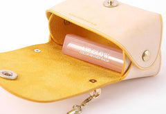 Cute Leather Womens Mini Chain Purse Makeup Handbags Chain Shoulder Bags for Women