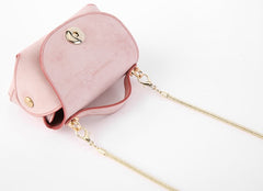 Cute Leather Womens Mini Chain Purse Makeup Handbags Chain Shoulder Bags for Women