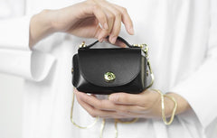 Cute Leather Womens Mini Chain Purse Makeup Handbags Tiny Chain Shoulder Bags for Women