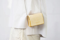 Cute Leather Womens Mini Chain Purse Tiny Makeup Fashion Chain Shoulder Bag for Women