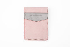 Cute Leather Womens Slim License Wallet Front Pocket Wallet Slim Card Wallet for Women