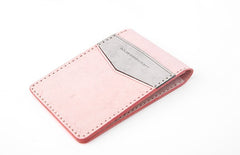 Cute Leather Womens Slim License Wallet Front Pocket Wallet Slim Card Wallet for Women