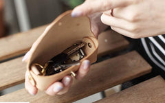 Cute Leather Womens Small Change Wallet Key Holder Coin Holder Change Holder for Women